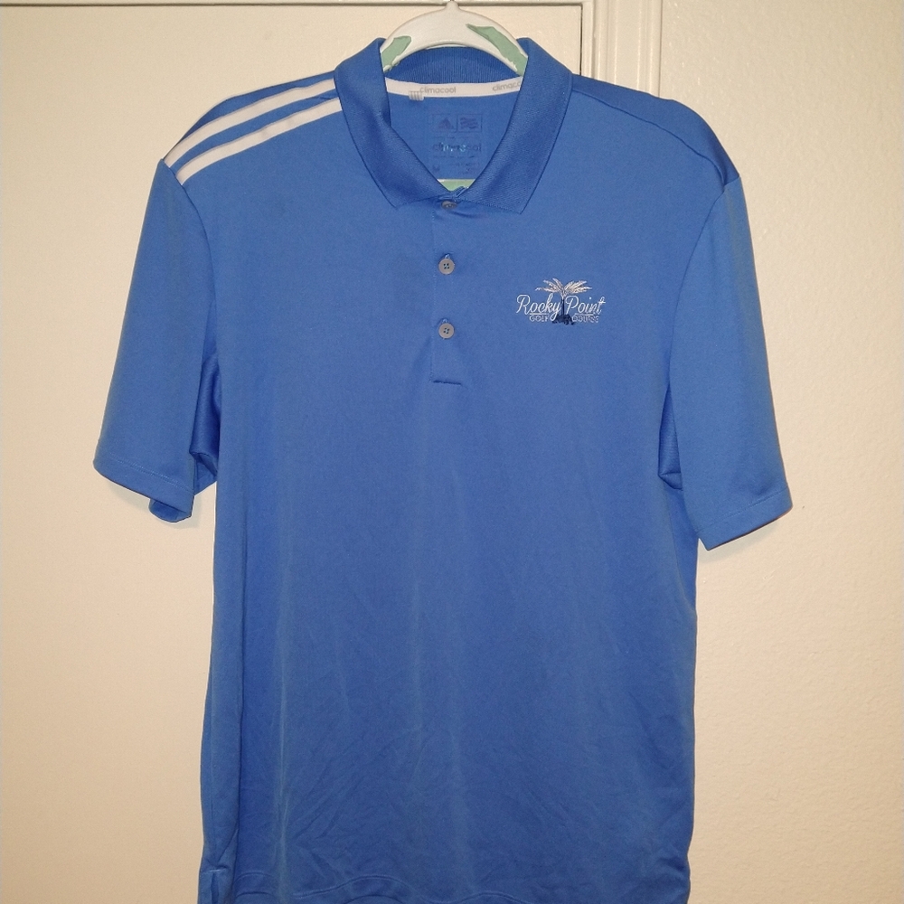 Adidas Golf Climacool Short Sleeve Polo Shirt Men's sz Medium